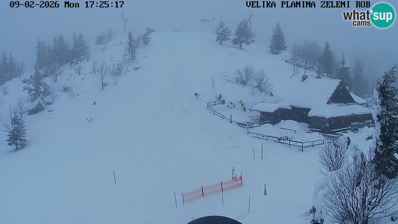 Zeleni Rob – Webcam live | Velika Planina