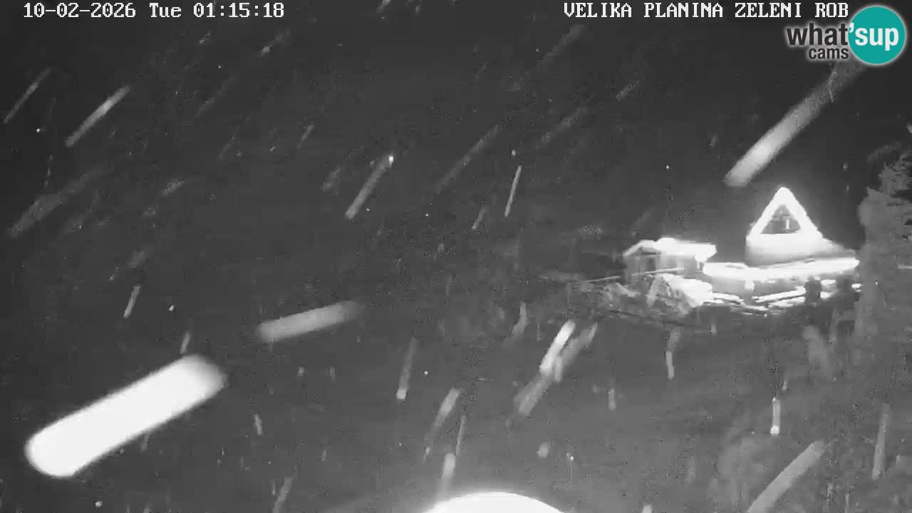 Zeleni Rob | Web kamera Velika Planina