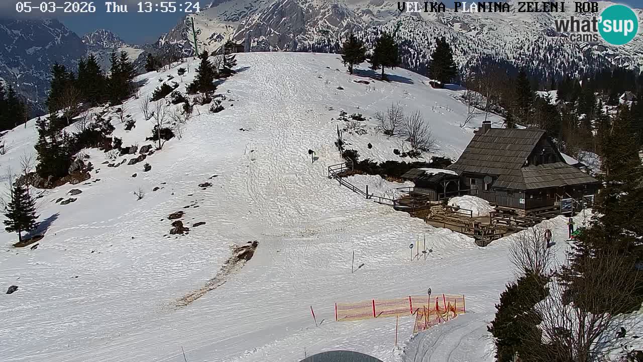 Zeleni Rob – Webcam live | Velika Planina