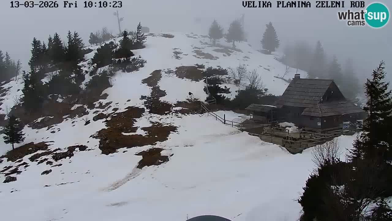 Zeleni Rob – Webcam live | Velika Planina