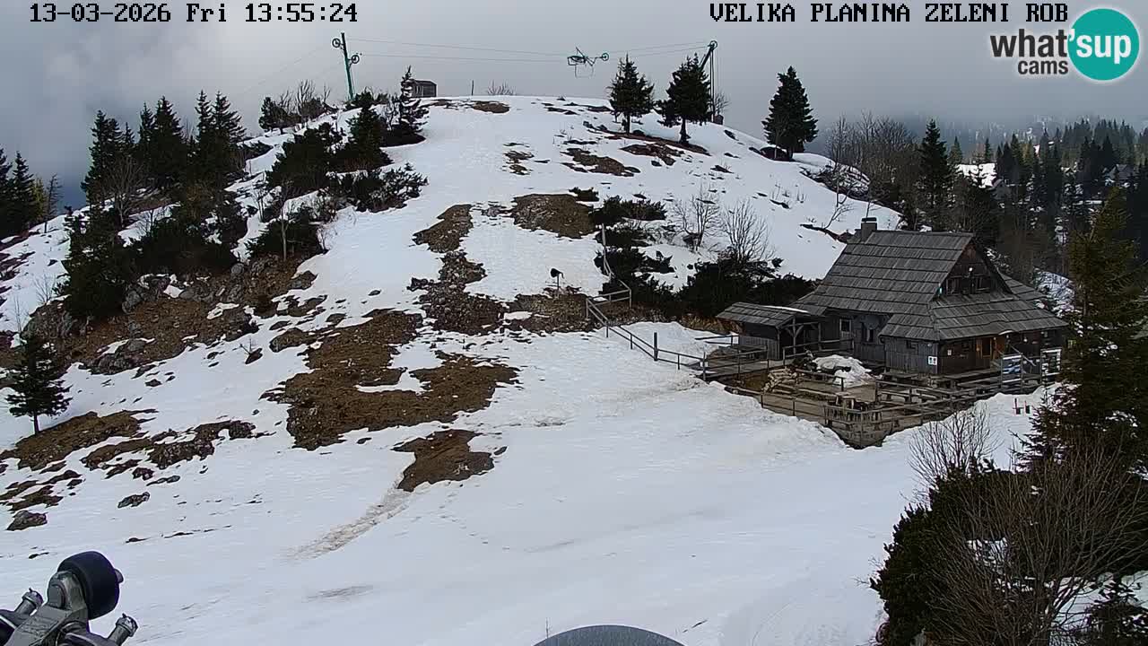 Zeleni Rob – Webcam live | Velika Planina