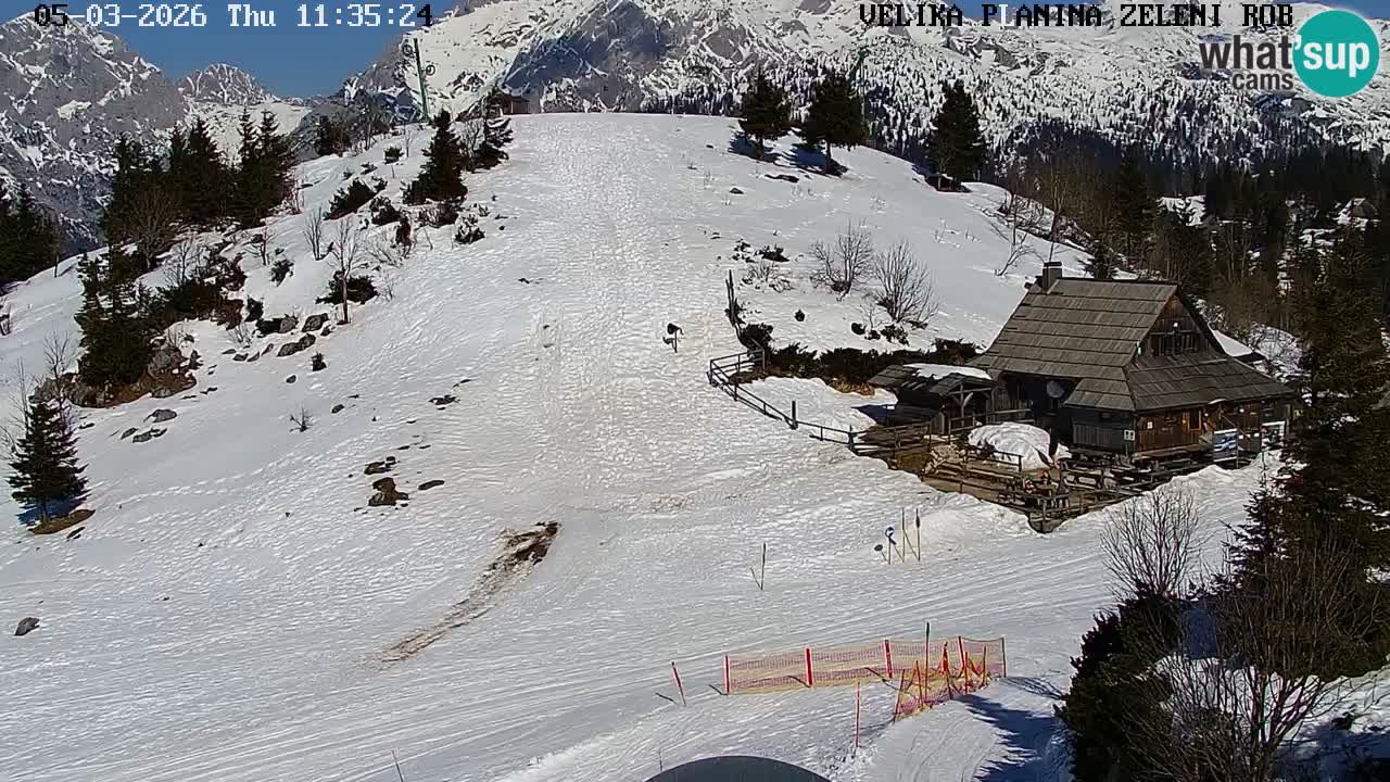 Zeleni Rob – Webcam live | Velika Planina