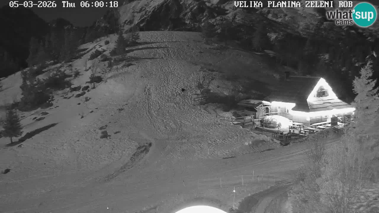 Zeleni Rob – Webcam live | Velika Planina