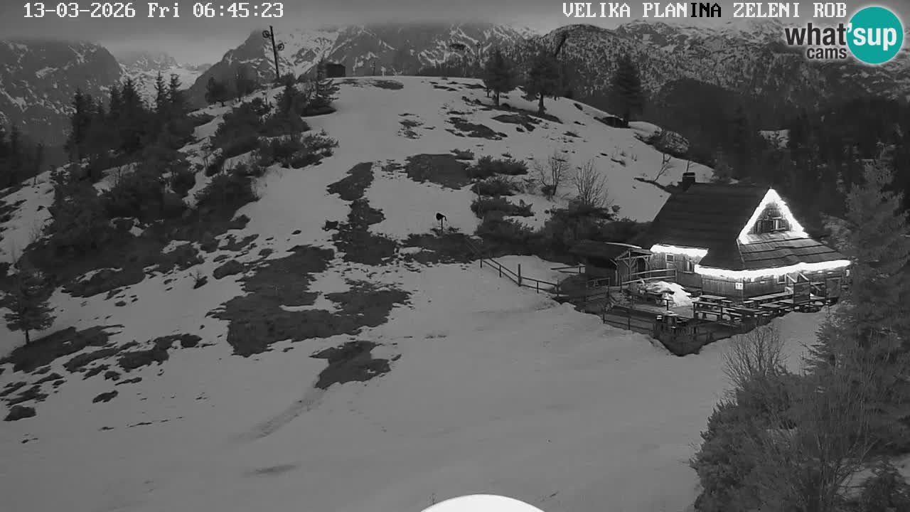 Zeleni Rob – Webcam live | Velika Planina