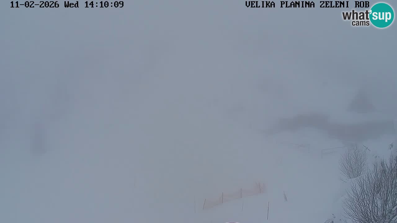 Zeleni Rob | Webcam en vivo Velika Planina