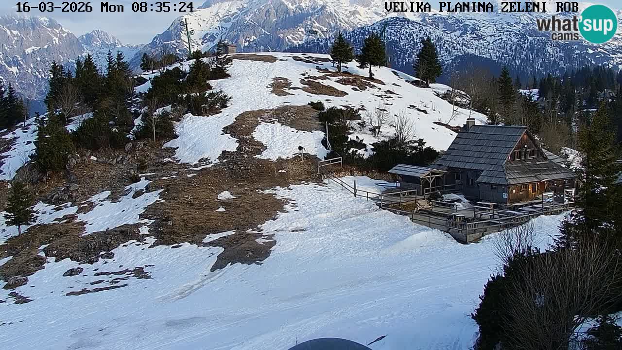 Zeleni Rob | Webcam live Velika Planina