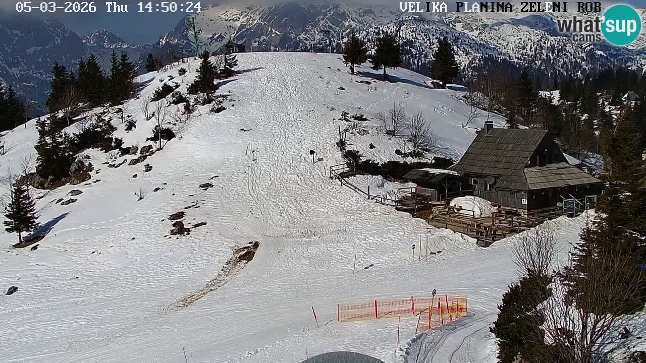 Zeleni Rob – Webcam live | Velika Planina