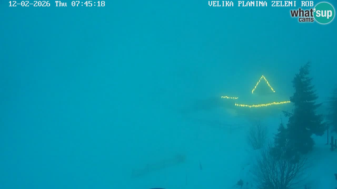 Zeleni Rob | Web kamera Velika Planina