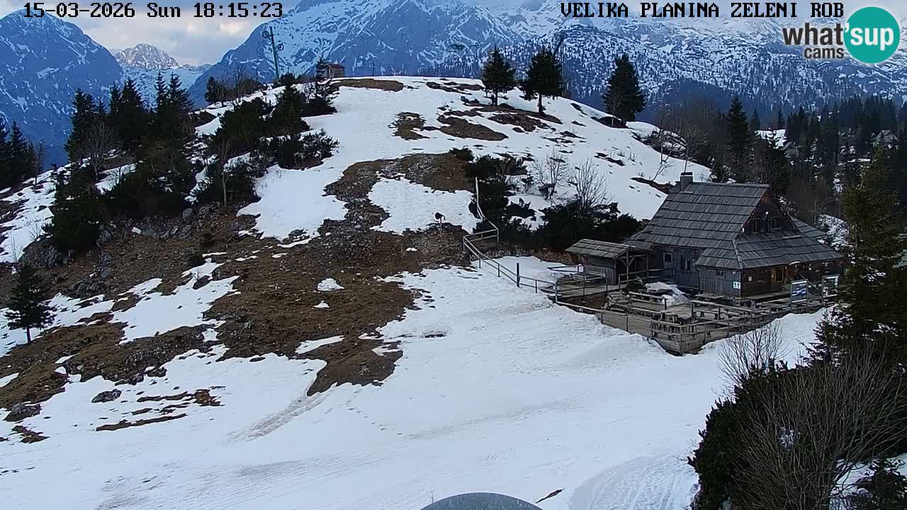 Zeleni Rob – Webcam live | Velika Planina