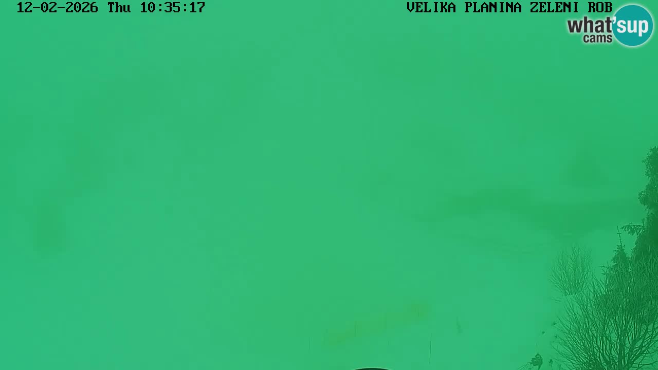 Zeleni Rob – Webcam live | Velika Planina