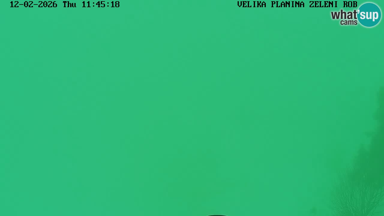 Zeleni Rob – Webcam live | Velika Planina
