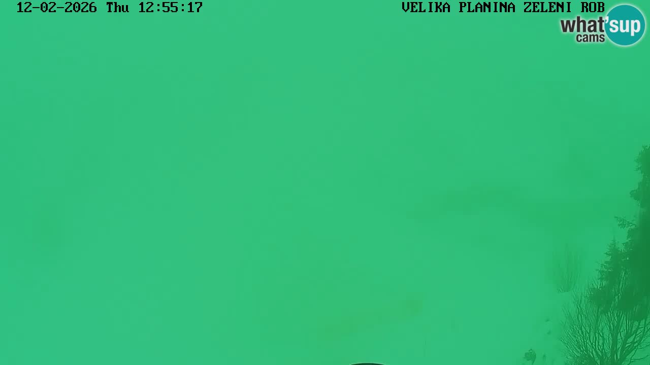 Zeleni Rob | Web kamera Velika Planina