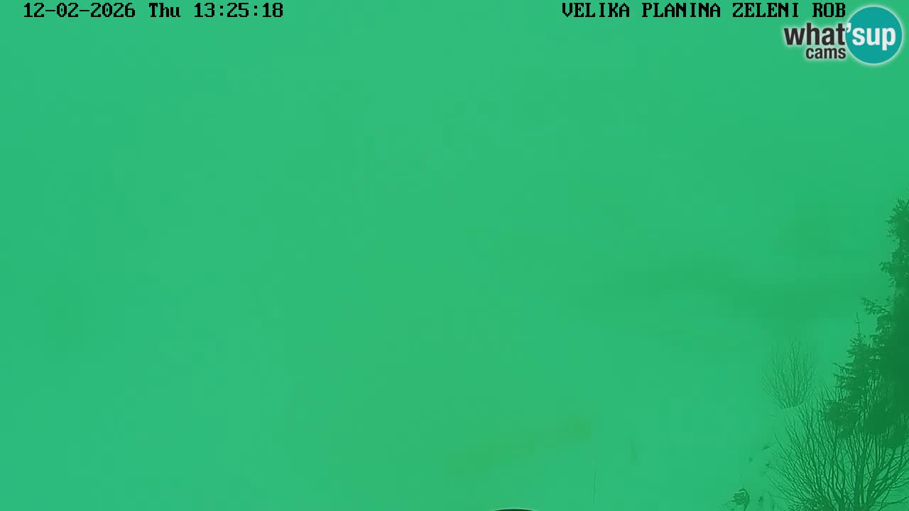 Zeleni Rob – Webcam live | Velika Planina