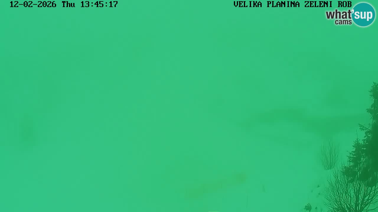 Zeleni Rob – Webcam live | Velika Planina