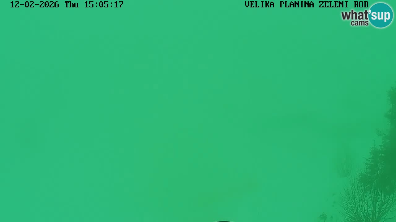 Zeleni Rob | Webcam live Velika Planina