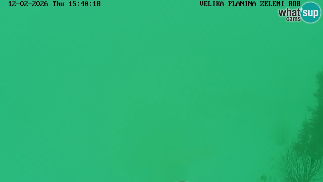 Zeleni Rob – Webcam live | Velika Planina