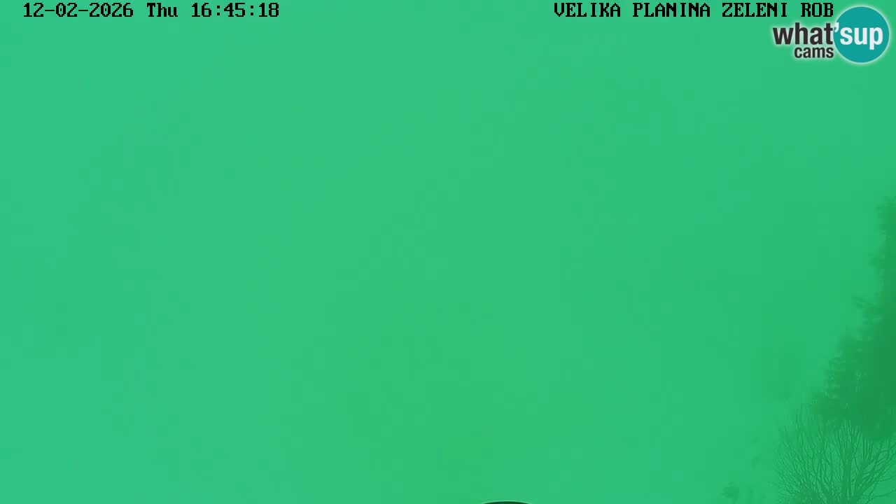 Zeleni Rob | Webcam live Velika Planina