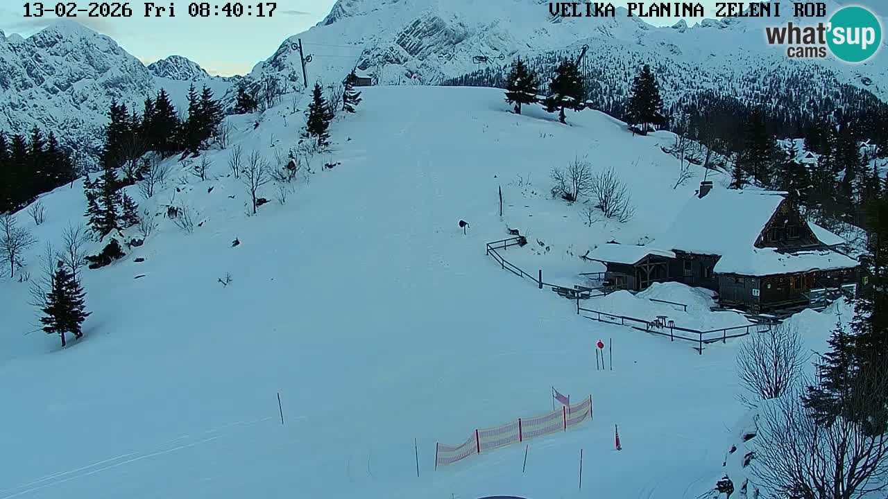 Zeleni Rob – Webcam live | Velika Planina