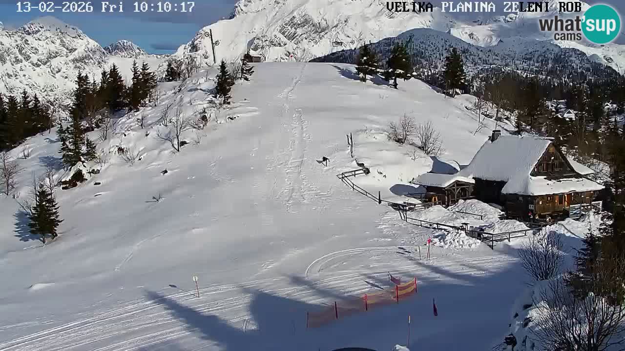 Zeleni Rob – Webcam live | Velika Planina