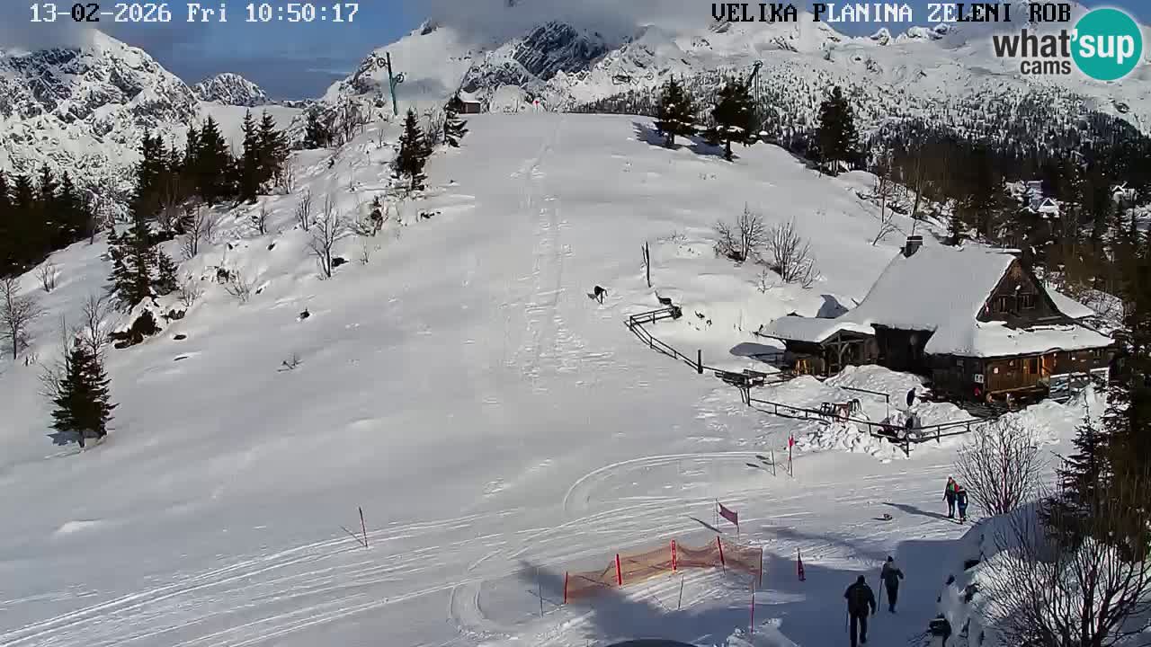 Zeleni Rob – Webcam live | Velika Planina
