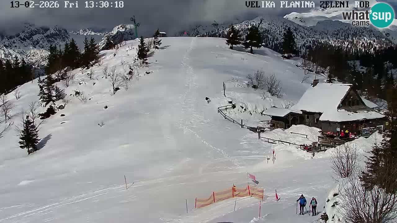 Zeleni Rob | Webcam live Velika Planina