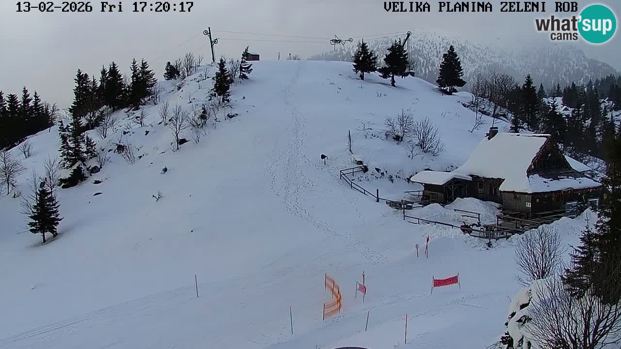 Zeleni Rob | Web kamera Velika Planina