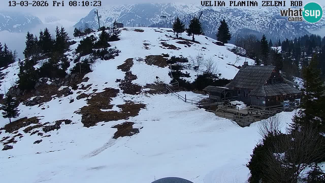 Zeleni Rob – Webcam live | Velika Planina
