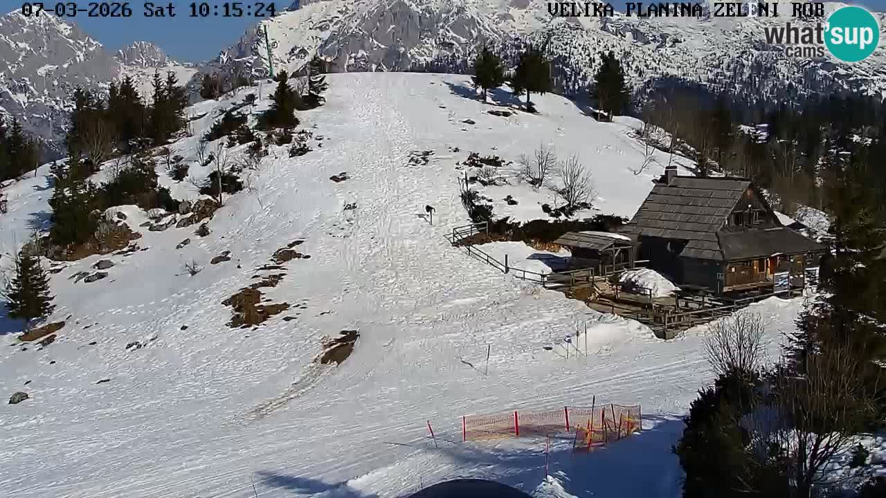 Zeleni Rob – Webcam live | Velika Planina
