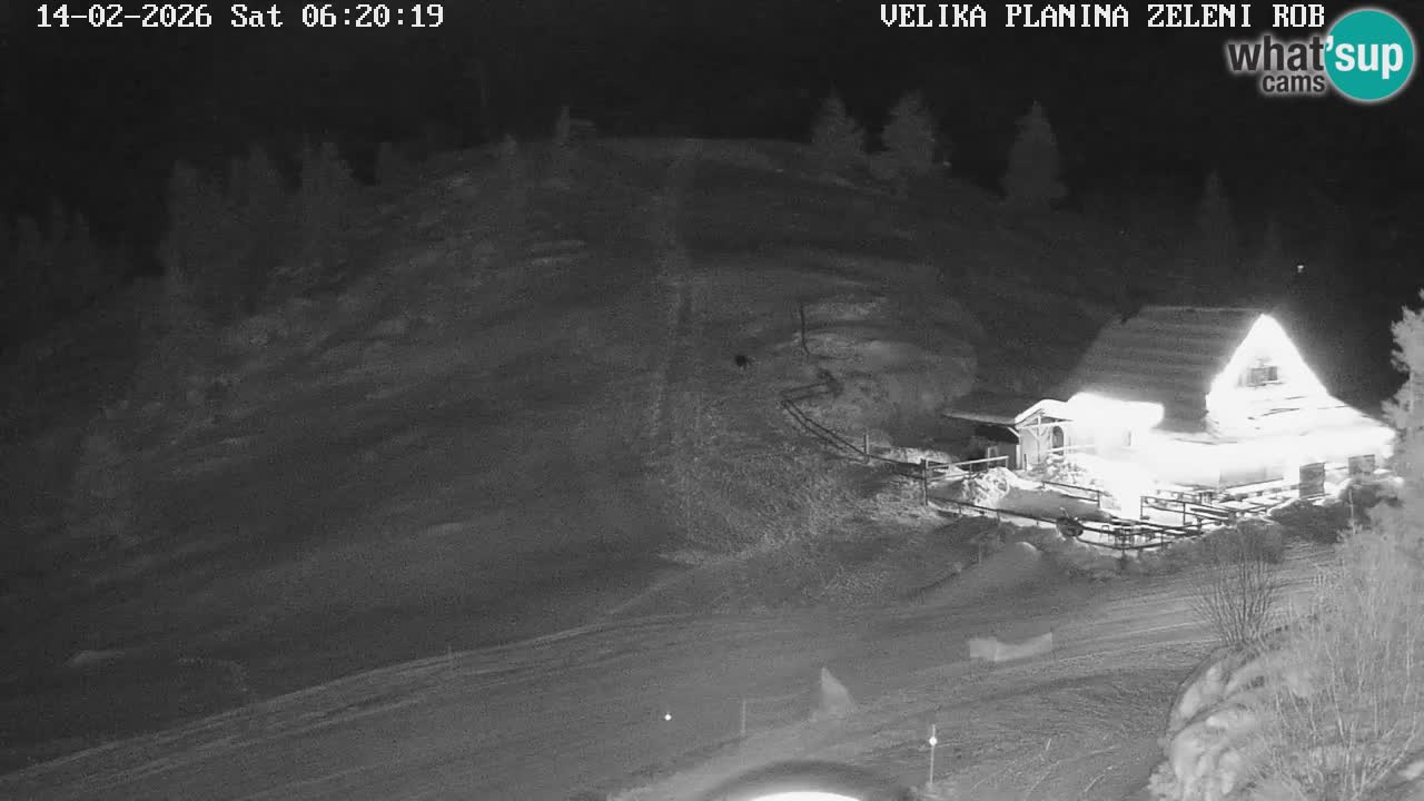 Zeleni Rob | Web kamera Velika Planina