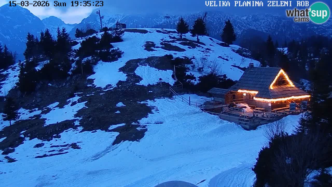 Zeleni Rob – Webcam live | Velika Planina