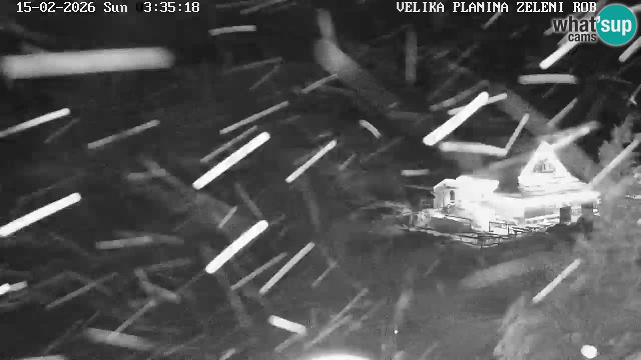 Zeleni Rob | Webcam en vivo Velika Planina