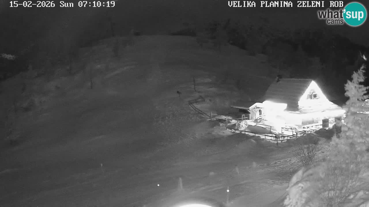 Zeleni Rob – Webcam live | Velika Planina