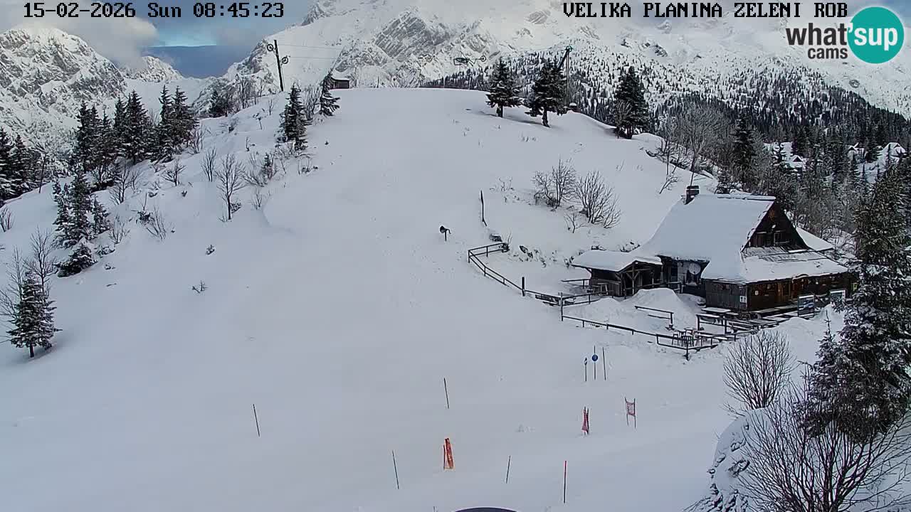 Zeleni Rob – Webcam live | Velika Planina