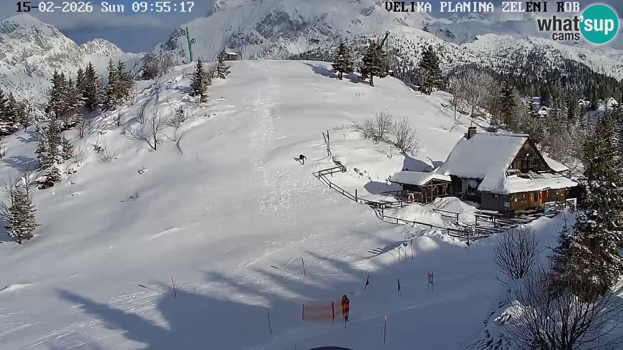 Zeleni Rob | Web kamera Velika Planina