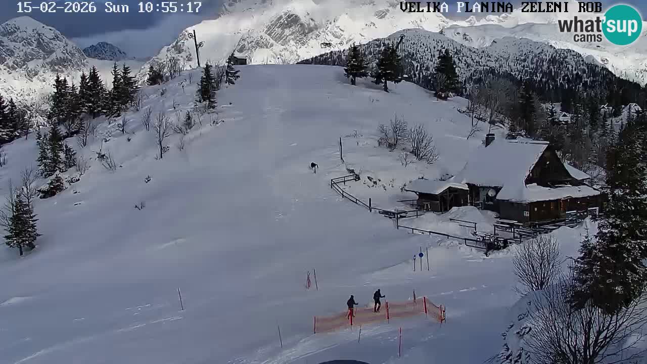 Zeleni Rob – Webcam live | Velika Planina