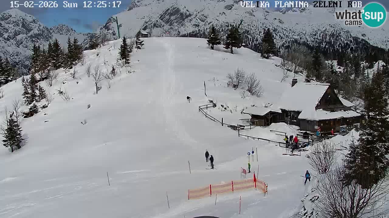 Zeleni Rob | Webcam live Velika Planina