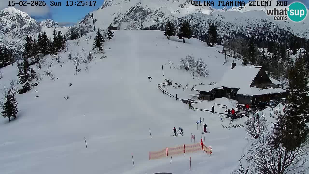 Zeleni Rob | Webcam live Velika Planina