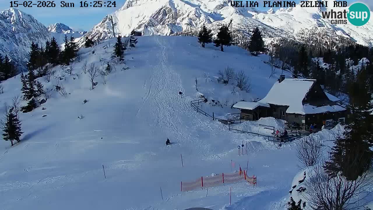 Zeleni Rob – Webcam live | Velika Planina
