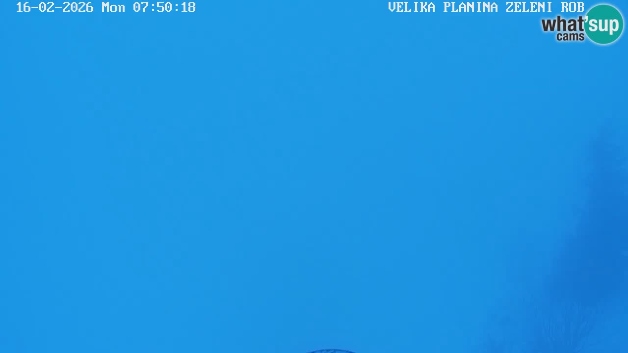 Zeleni Rob | Webcam live Velika Planina