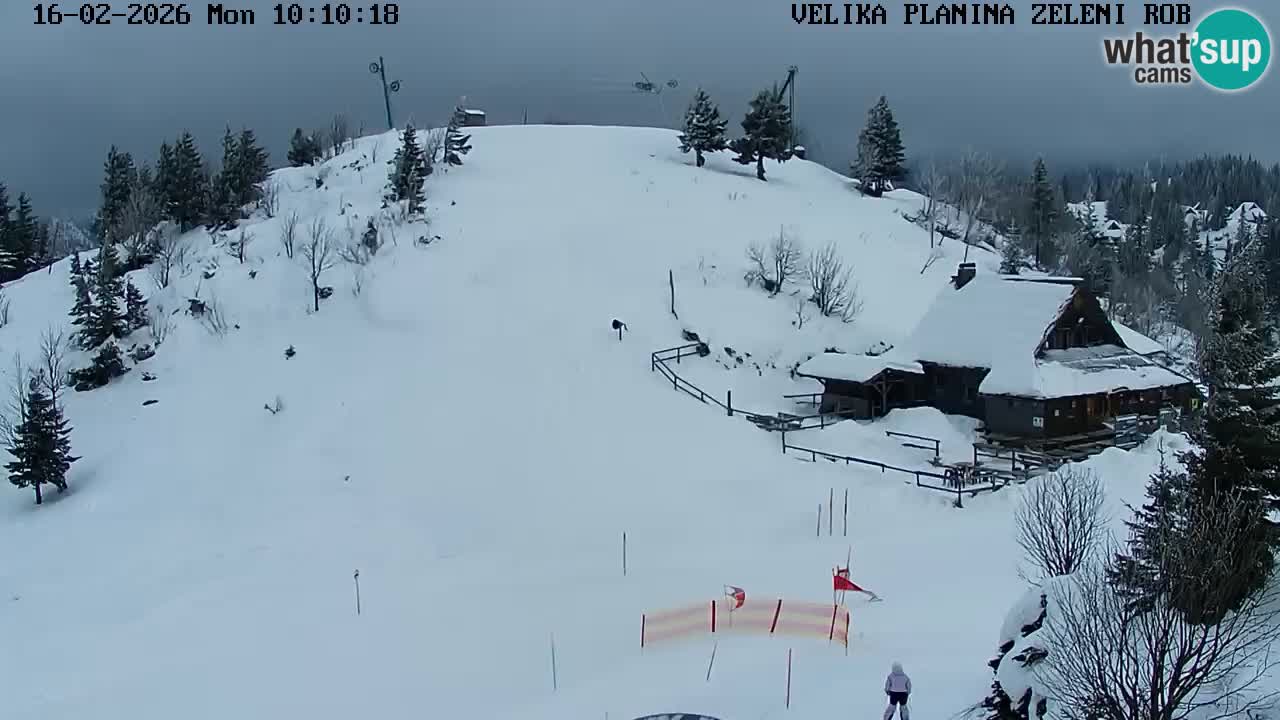 Zeleni Rob | Web kamera Velika Planina