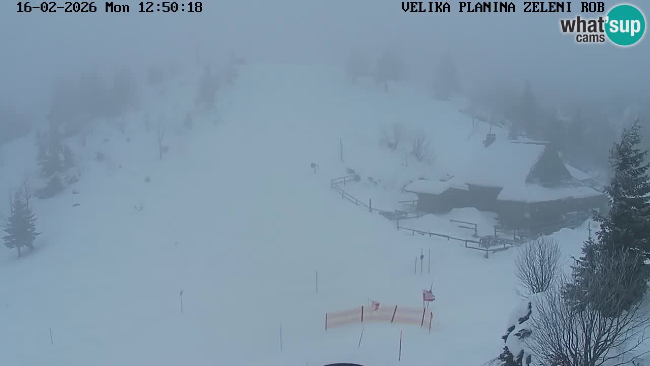 Zeleni Rob – Webcam live | Velika Planina