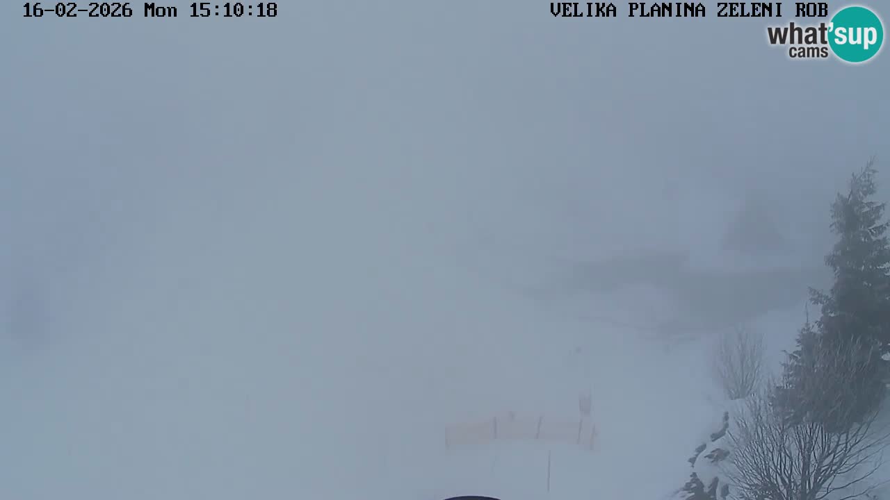 Zeleni Rob | Webcam live Velika Planina