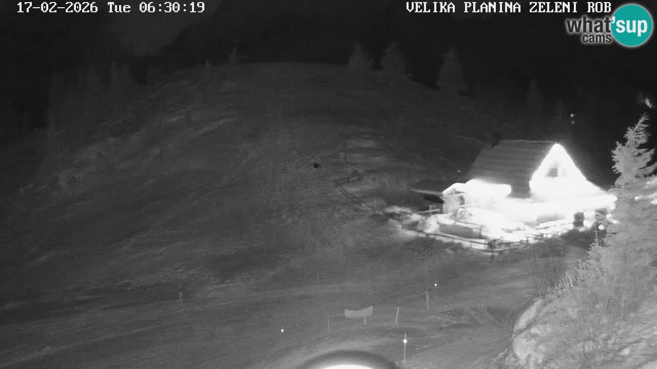 Zeleni Rob | Webcam live Velika Planina