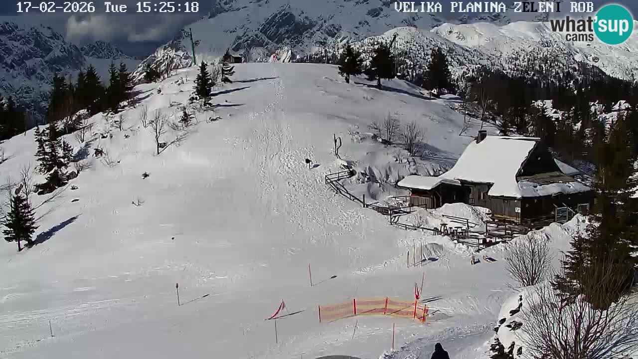 Zeleni Rob – Webcam live | Velika Planina