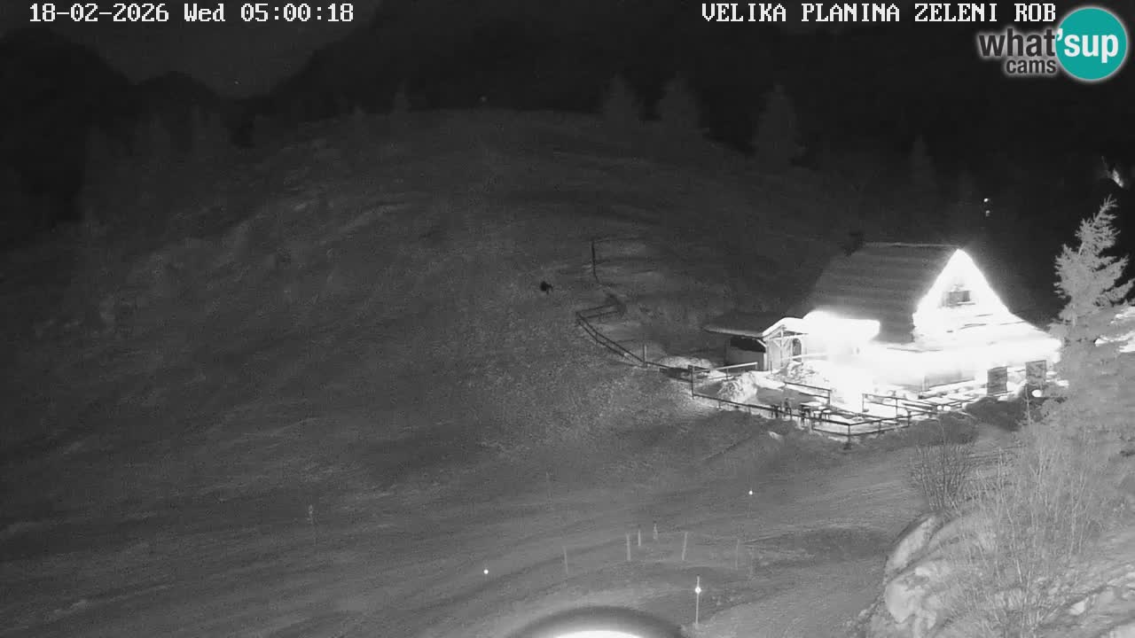 Zeleni Rob – Webcam live | Velika Planina