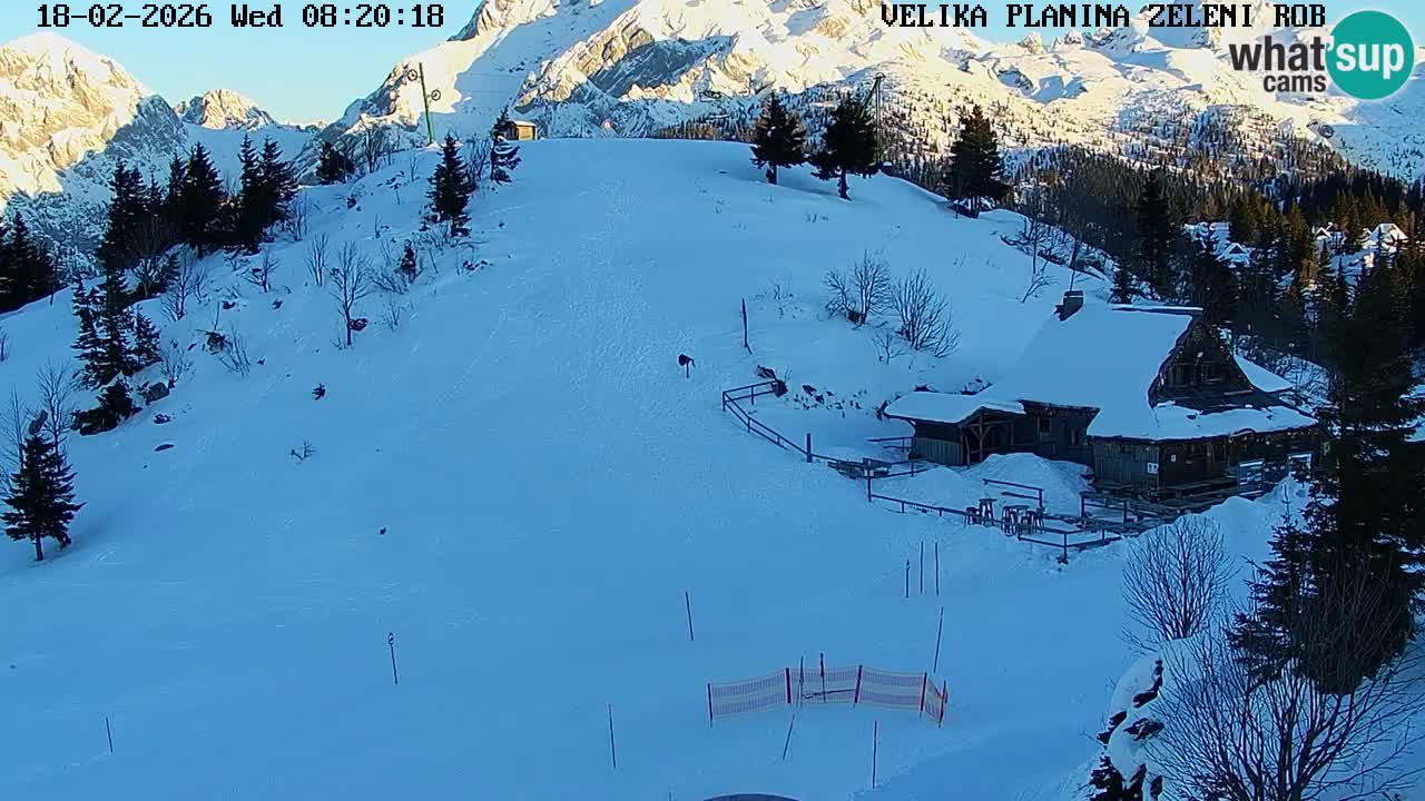 Zeleni Rob – Webcam live | Velika Planina