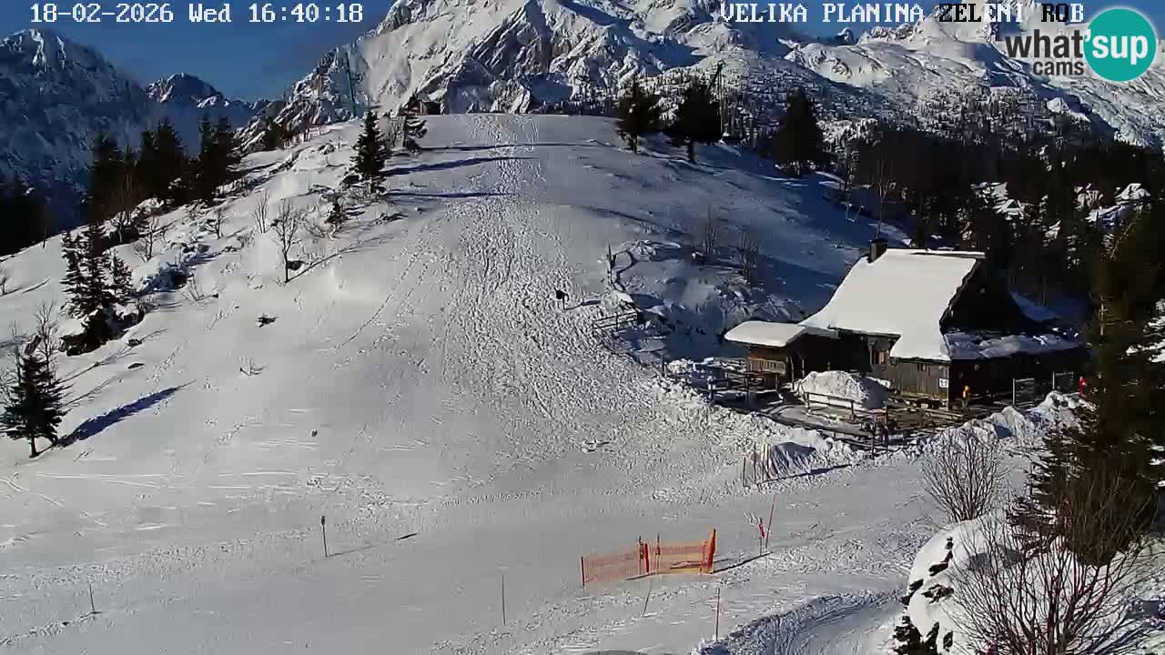 Zeleni Rob – Webcam live | Velika Planina