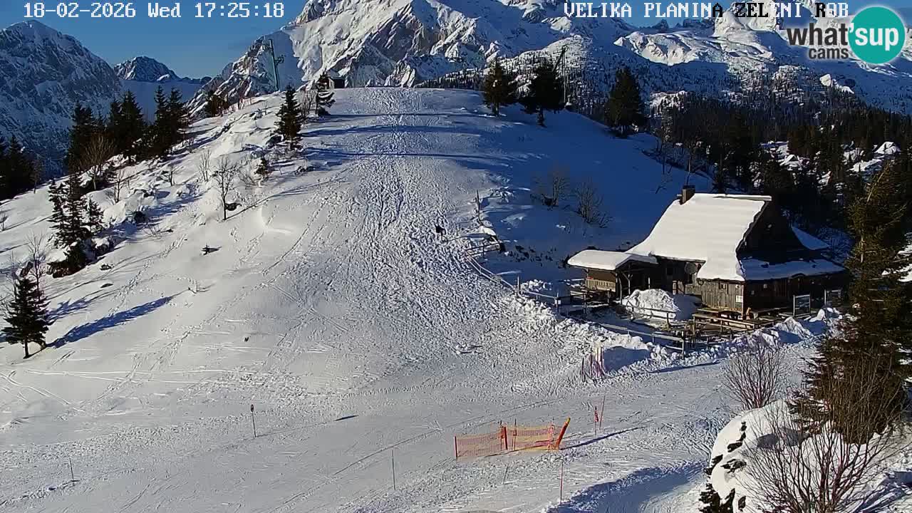 Zeleni Rob | Web kamera Velika Planina