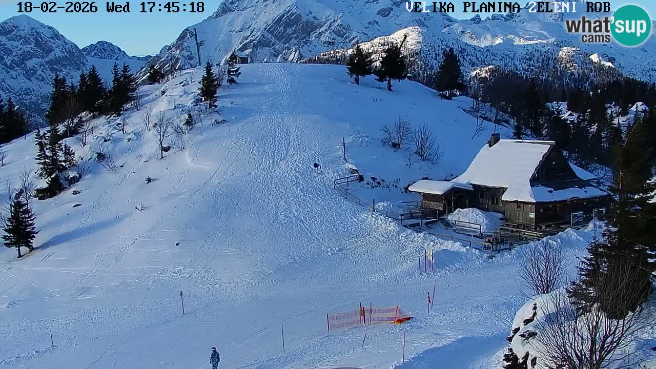 Zeleni Rob – Webcam live | Velika Planina