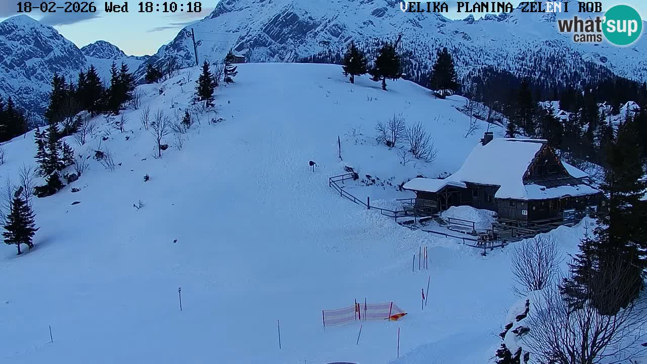 Zeleni Rob – Webcam live | Velika Planina